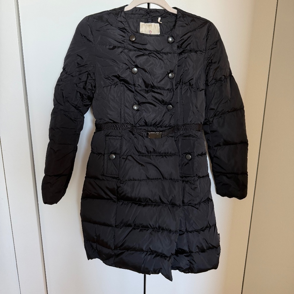 Moncler Double-Breasted Down Coat